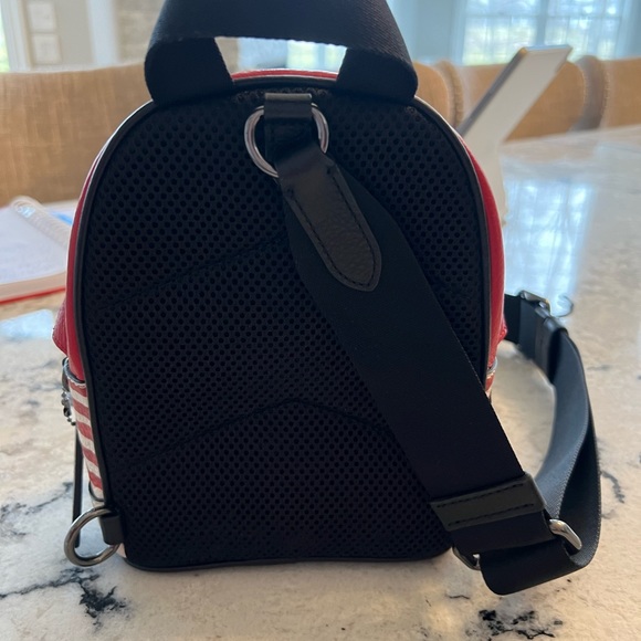 Coach Disney Mickey Mouse X Keith Haring Small West Backpack/crossbody - Picture 6 of 9